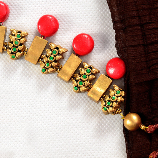 Festive Bead Terracotta Jewellery