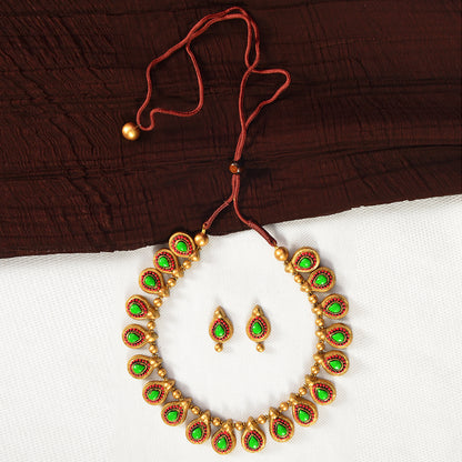 Verdant Paisley Terracotta Jewellery