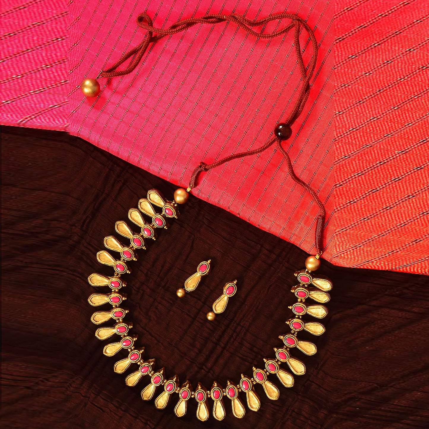 Rose Petal Terracotta Jewellery
