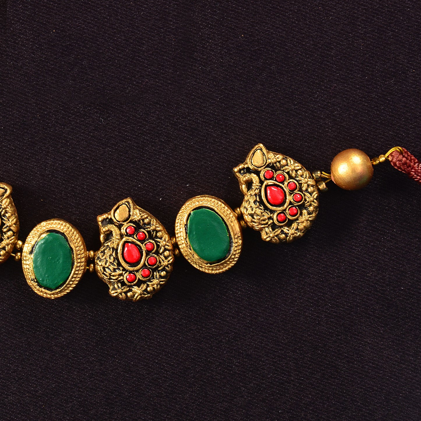 Royal Emblem Terracotta Jewellery