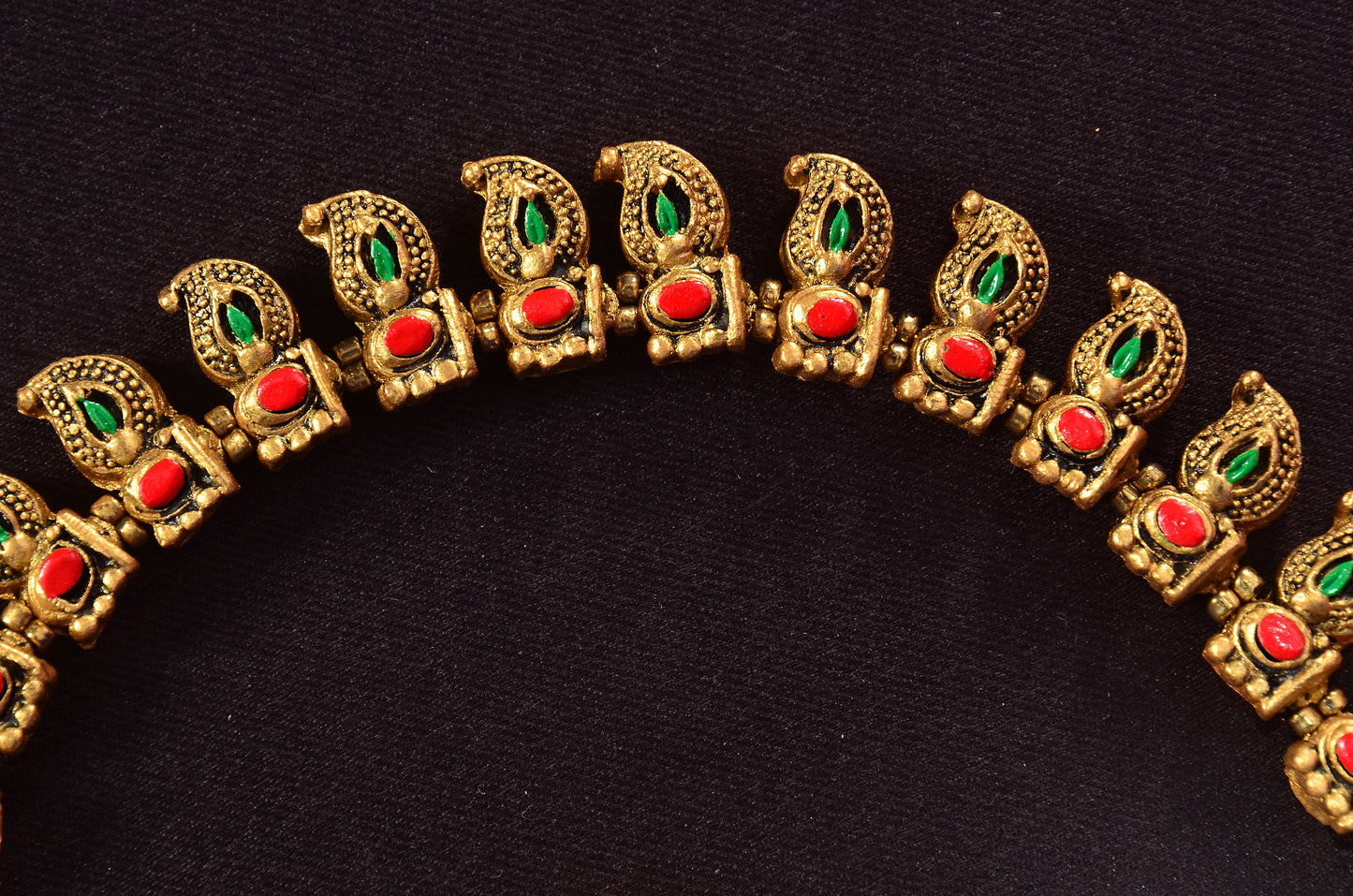 Paisley Motif Terracotta Jewellery