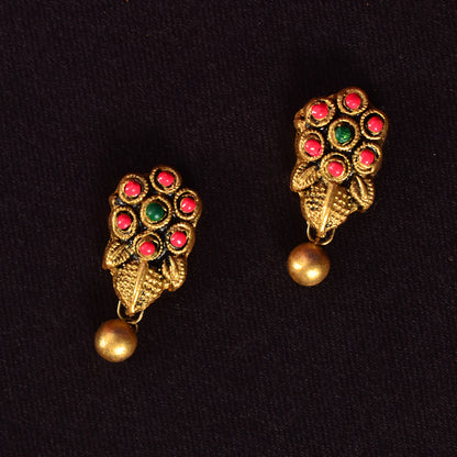 Floral Pattern Terracotta Jewellery