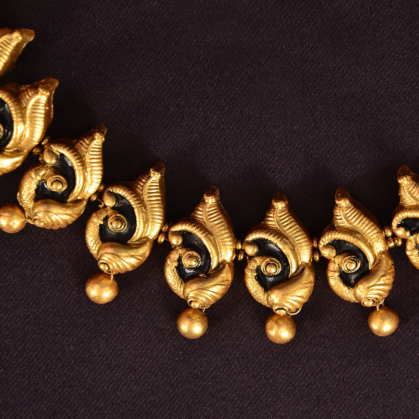 Classic Black Gold Terracotta Jewellery