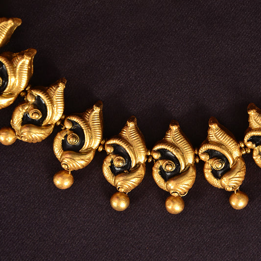 Classic Black Gold Terracotta Jewellery