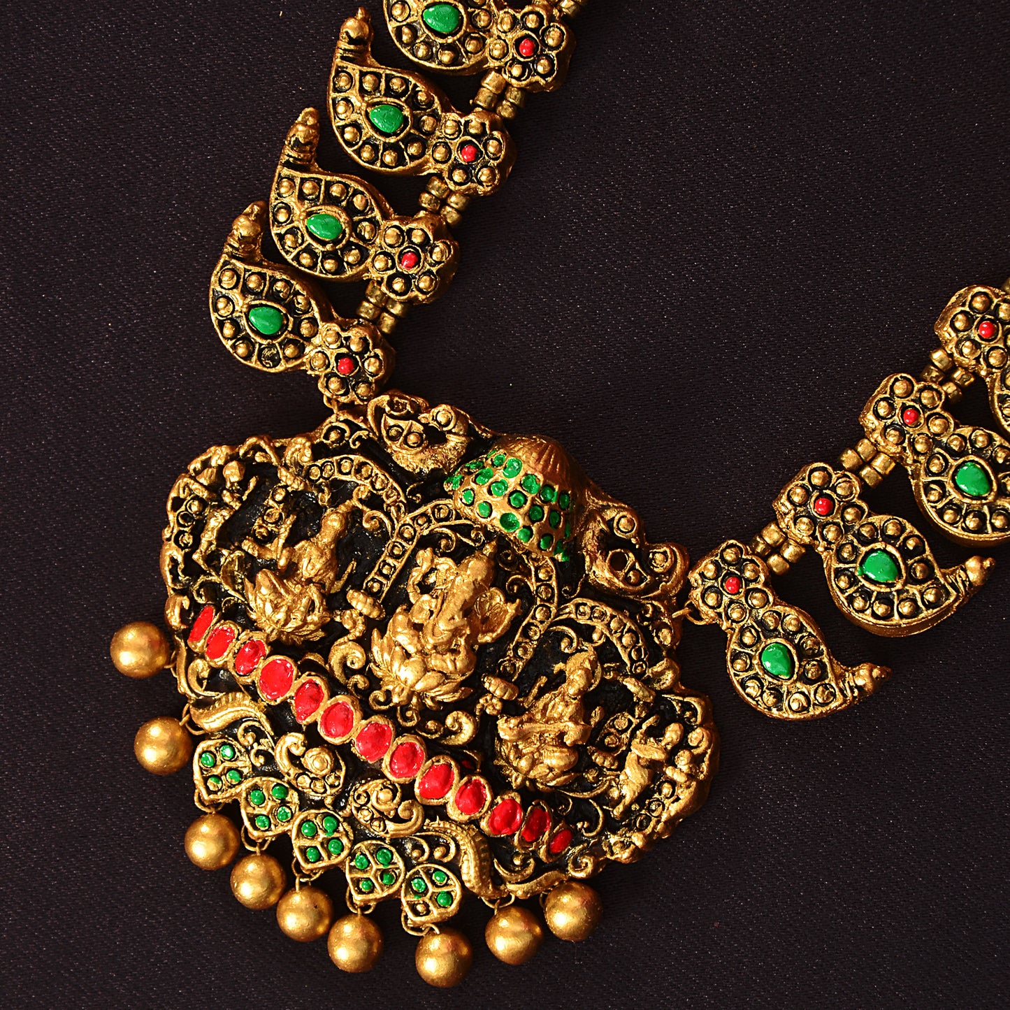 Temple Heritage Terracotta Jewellery Set