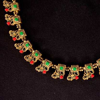 Emerald Green Terracotta Jewellery Set