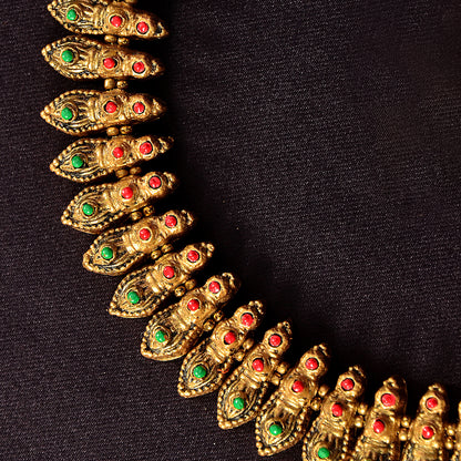 Leaf Motif Terracotta Jewellery