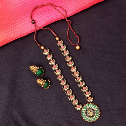 Moon Motif Terracotta Jewellery