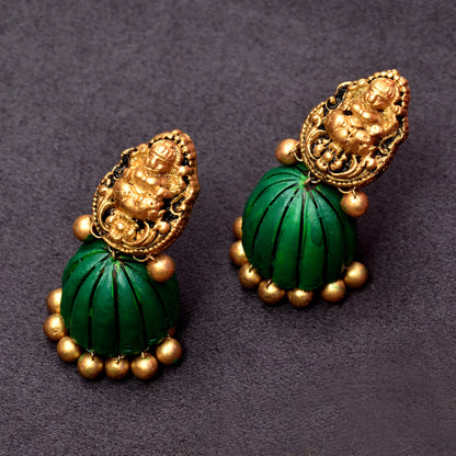 Moon Motif Terracotta Jewellery