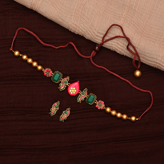 Multi-Color Statement Terracotta Jewellery