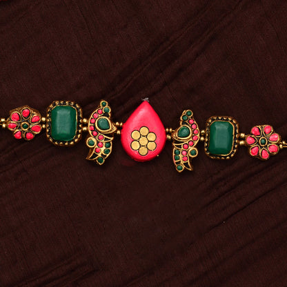 Multi-Color Statement Terracotta Jewellery