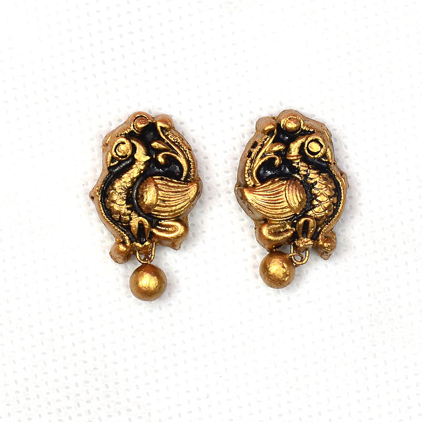 Green Floral Terracotta Jewellery