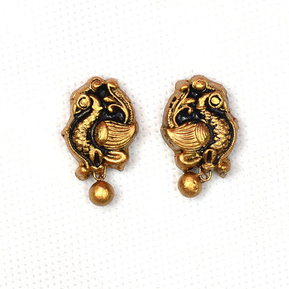 Green Floral Terracotta Jewellery