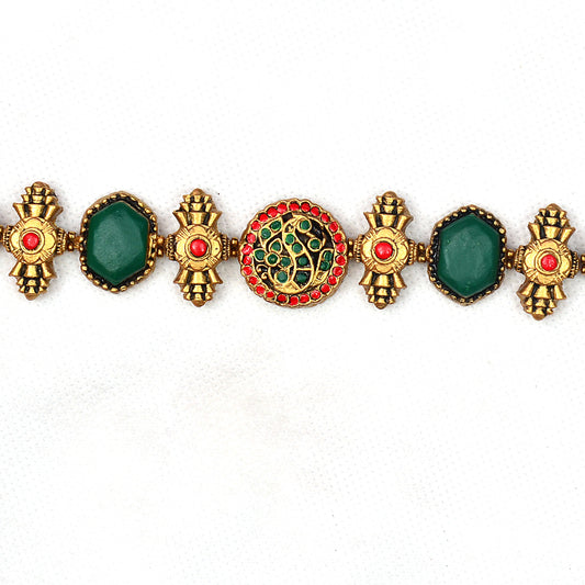 Peacock Motif Terracotta Jewellery