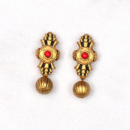 Peacock Motif Terracotta Jewellery