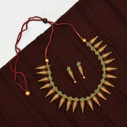 Golden Spire Terracotta Jewellery
