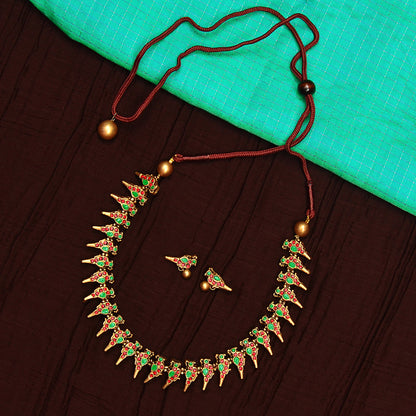 Crimson & Emerald Terracotta Elegance