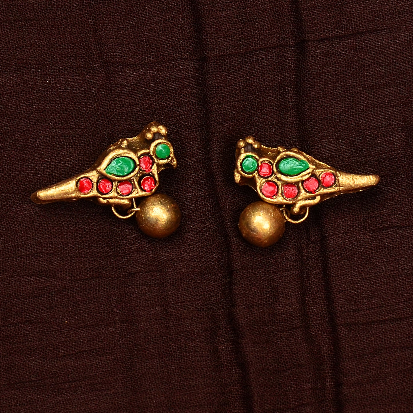 Crimson & Emerald Terracotta Elegance