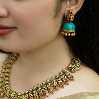 Blue Diamond Terracotta Jewellery