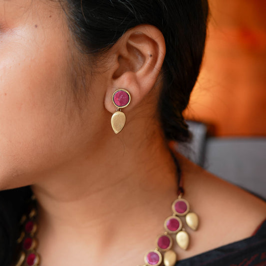 Lightweight handmade terracotta jewellery for everyday wear