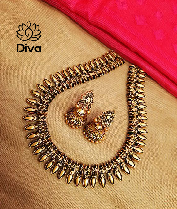 Bud haram -Gold terracotta jewellery