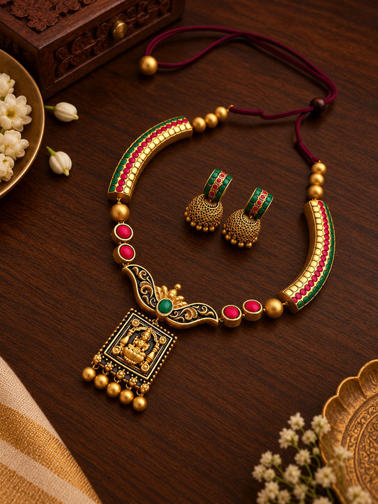 Goddess Heritage Terracotta Jewellery Set
