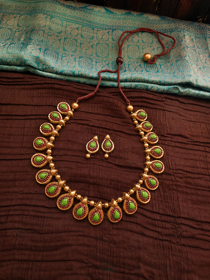 Verdant Paisley Terracotta Jewellery