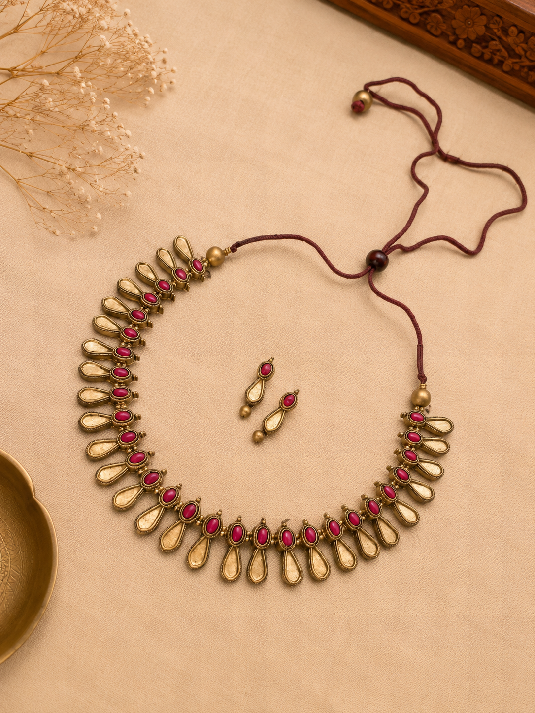 Rose Petal Terracotta Jewellery