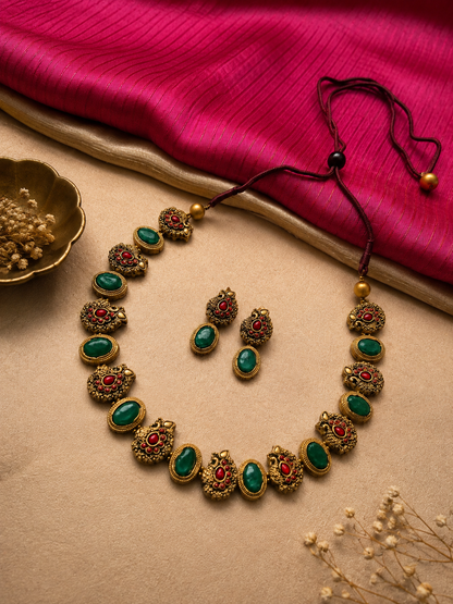 Royal Emblem Terracotta Jewellery