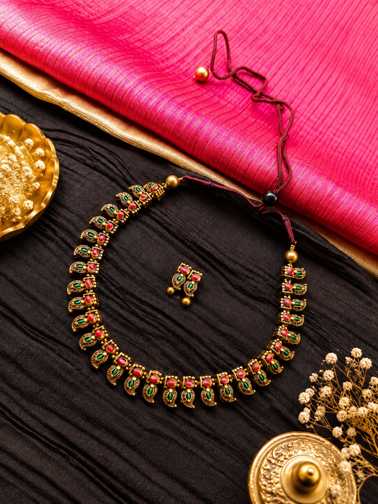 Paisley Motif Terracotta Jewellery