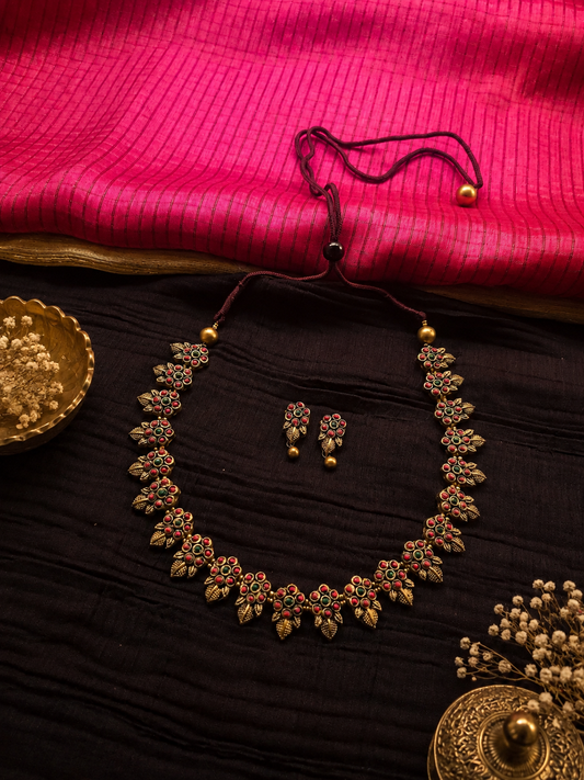 Floral Pattern Terracotta Jewellery