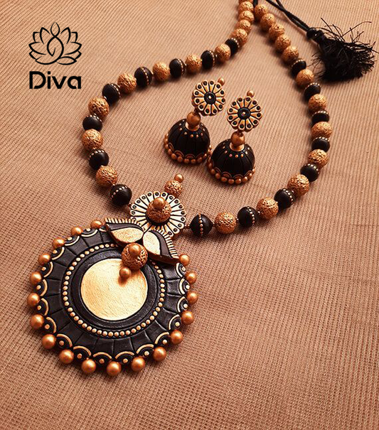 Classic Black Terracotta Jewelry