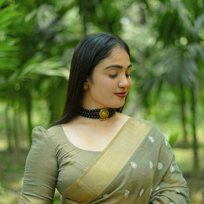 3 Layer Black Terracotta Jewellery