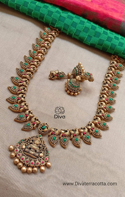 Nagas lakshmi terracotta jewellery
