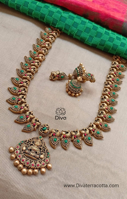 Nagas lakshmi terracotta jewellery
