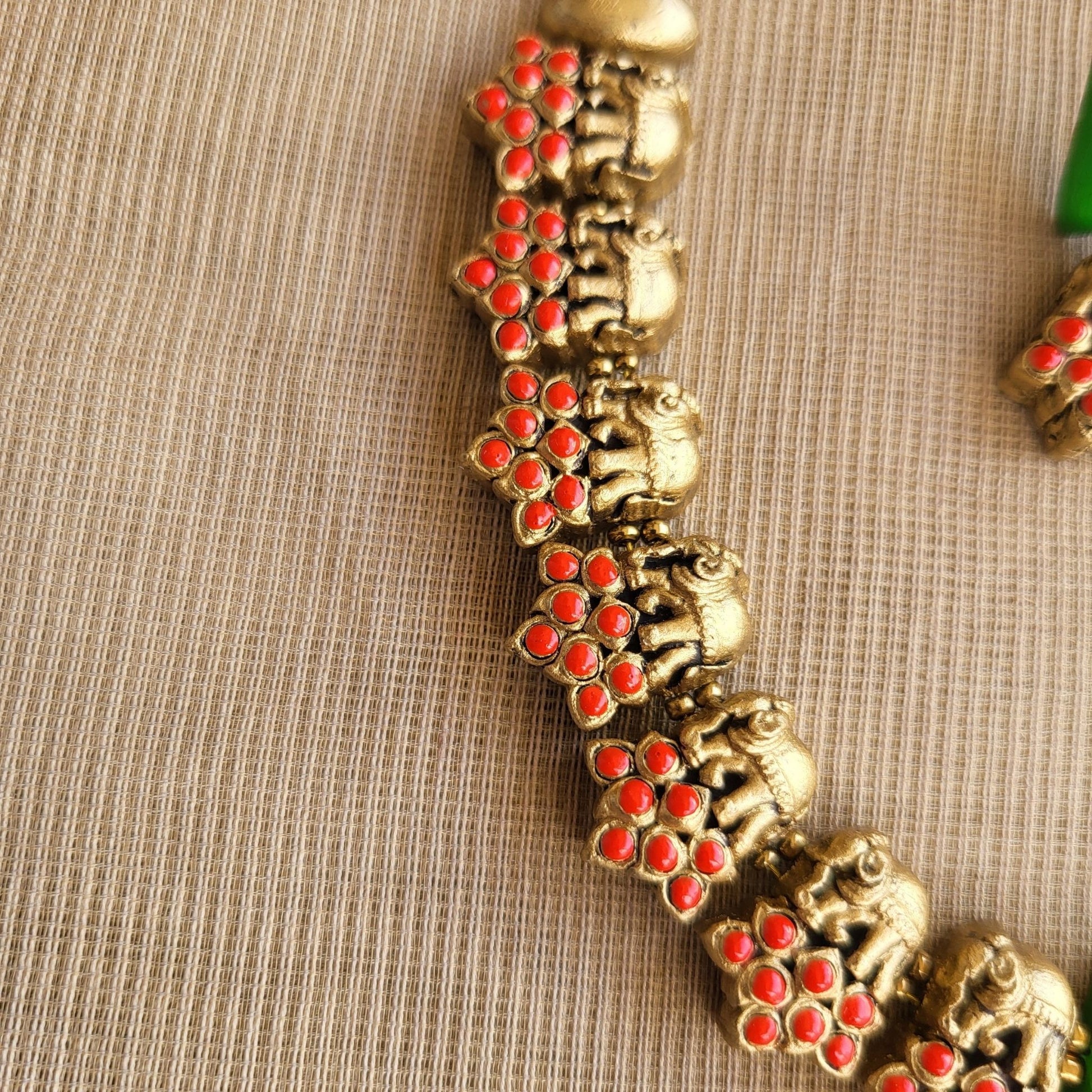 Elephant & Lakshmi spiritual motifs