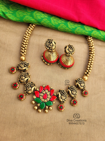 Jadau Gungroo Bead Terracotta Jewellery