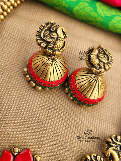 Jadau Gungroo Bead Terracotta Jewellery