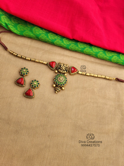 Triangle Collar Terracotta Jewellery