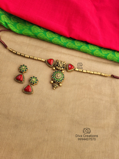 Triangle Collar Terracotta Jewellery