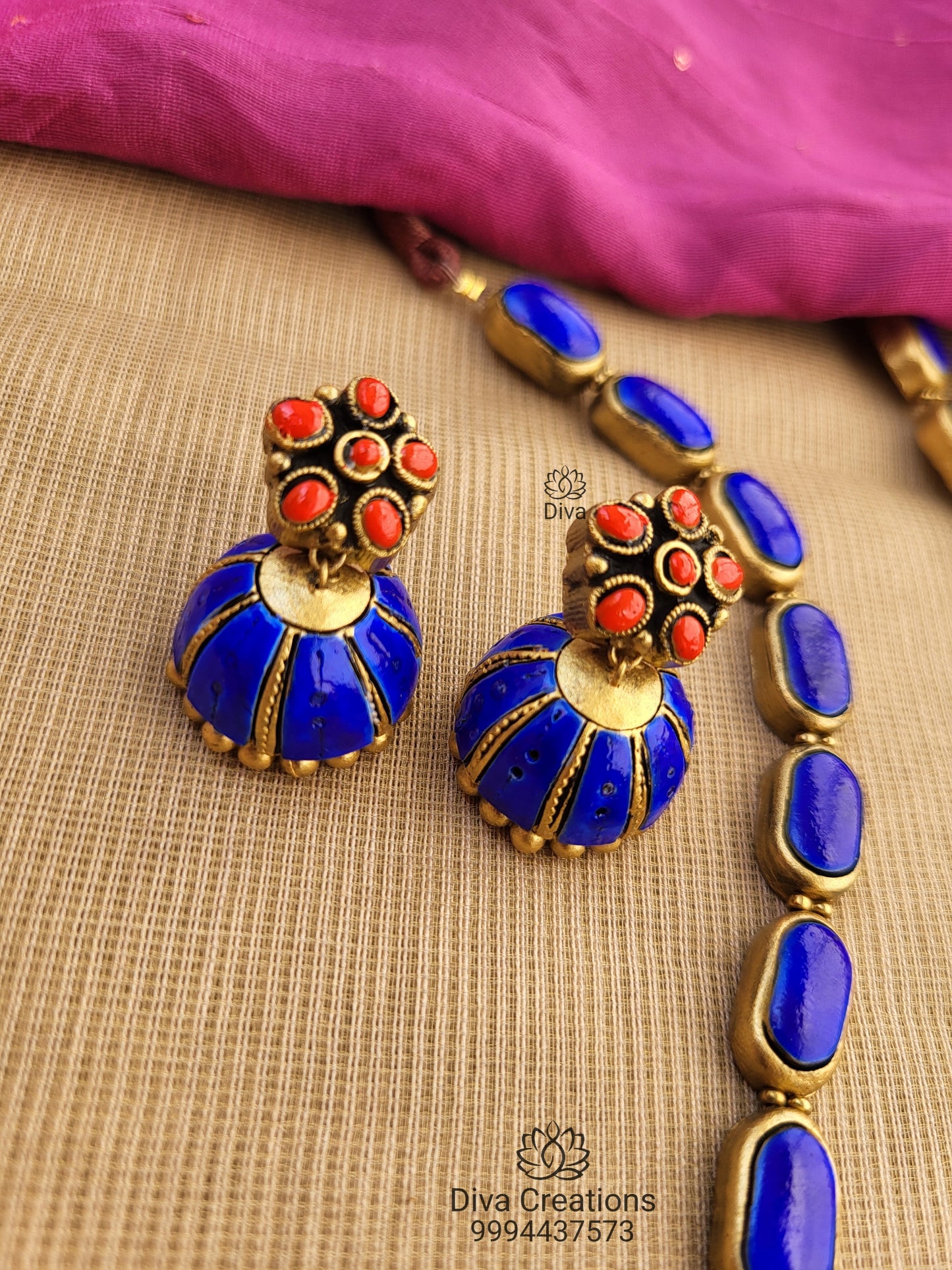 Blue Kemp R1 Terracotta Jewellery