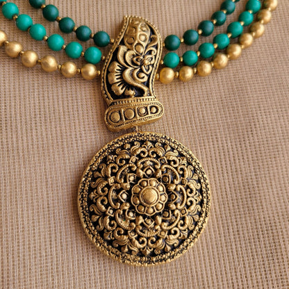 Eco-friendly handmade terracotta jewellery set India