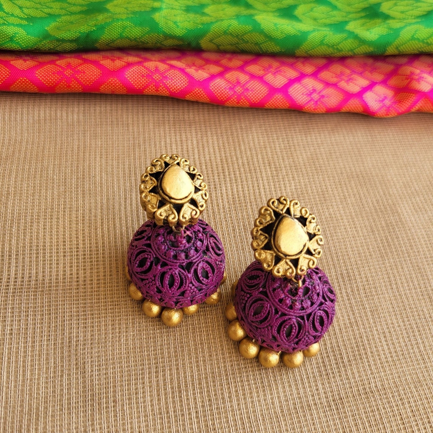 Authentic purple rudraksh beads