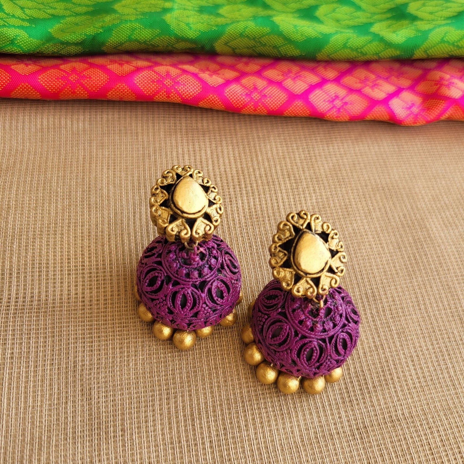 Authentic purple rudraksh beads