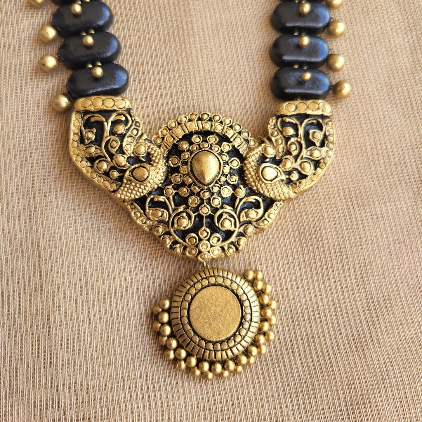 Eco-friendly handmade terracotta jewellery India