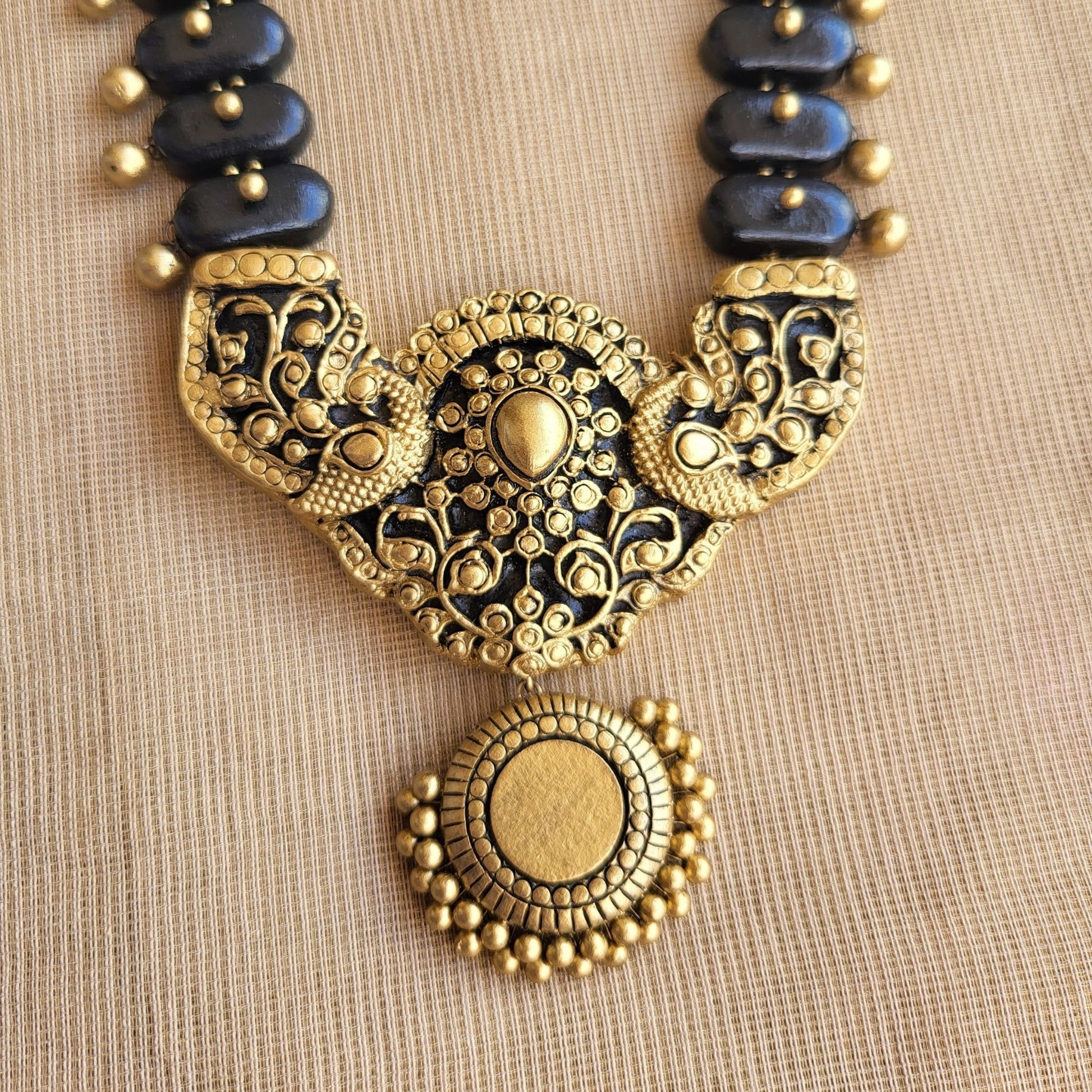 Eco-friendly handmade terracotta jewellery India