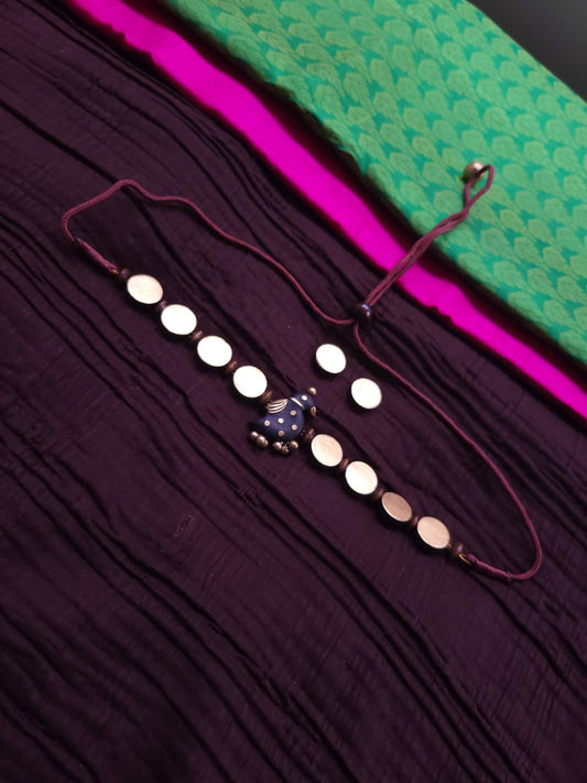 Terracotta Midnight Peacock Jewellery