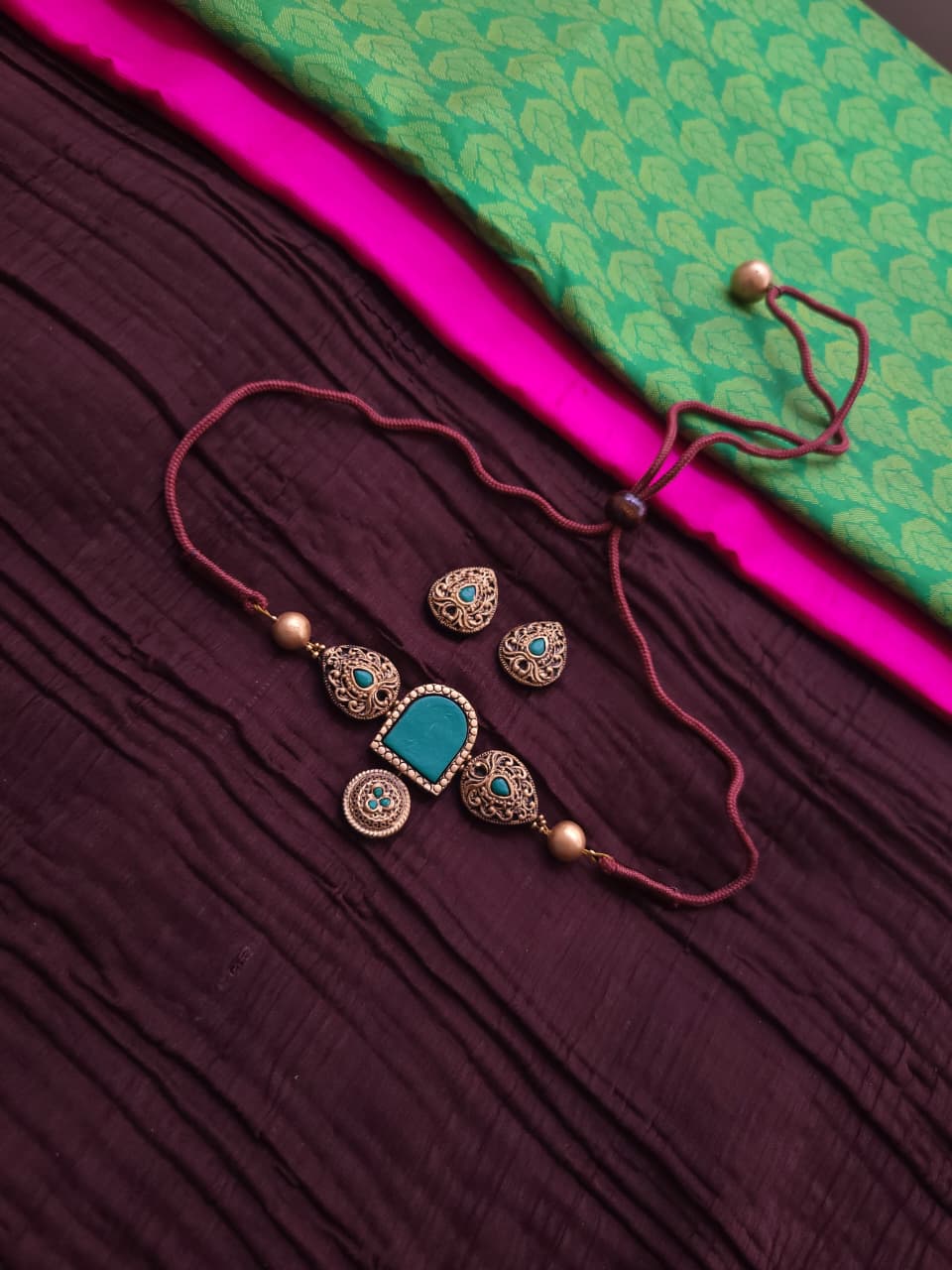 Terracotta Turquoise Gem Jewellery
