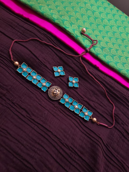 Terracotta Azure Blossom Jewellery