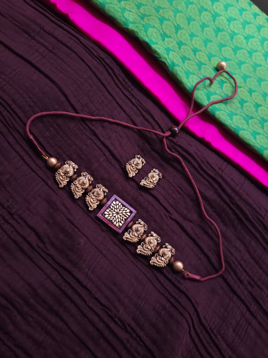 Terracotta Vintage Square Jewellery